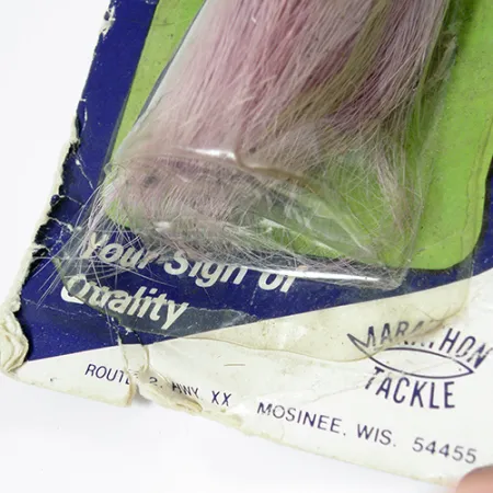 Marathon Musky Spinner, Nickel, 58g, Coda in Pelo, #2076