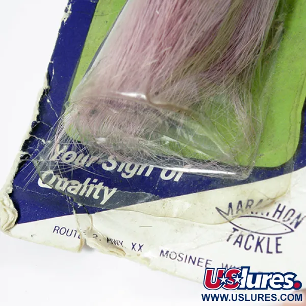 Marathon Musky Spinner, Nickel, 58g, Coda in Pelo, #2076