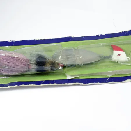 Marathon Musky Spinner, Nickel, 58g, Coda in Pelo, #2076