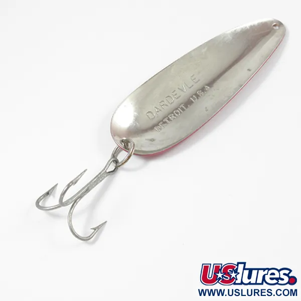 Eppinger Dardevle, 28g Rosso / Bianco / Nichel, Cucchiaino #2092