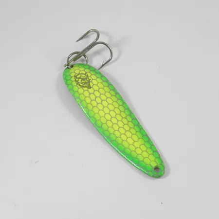 Dardevle Cop-E-Cat 7400 Ondulante, Giallo/Verde/Nichel, 14g, Scaglie, #2094