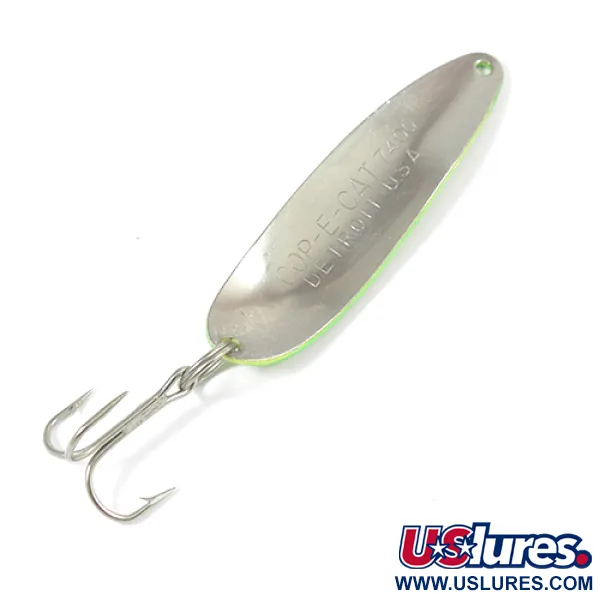 Ondulante Eppinger Dardevle Cop-E-Cat 7400, Giallo/Verde/Nickel, 14g, #2098