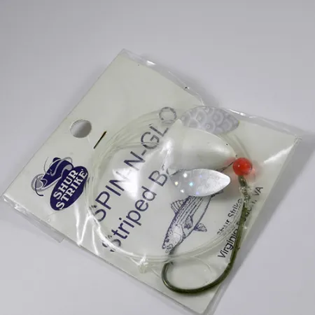 Terminale Shur Strike Spin-n-Glo, Perla, 7g, Ali Mylar, #2101