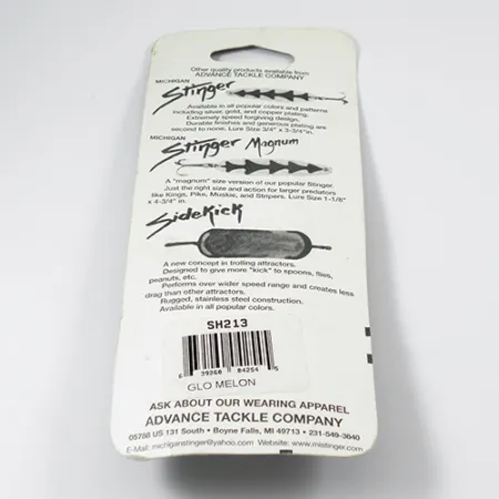 Michigan Stinger Glow Ondulante traina, Rainbow Trout Glow, 12g, #2106