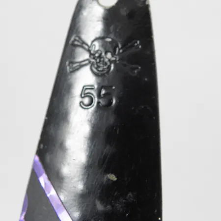 Calcutta 55 Ondulante Traina, Nero/Bianco/Viola, 12g, Martellato, #2125