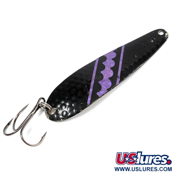 Calcutta 55 Ondulante Traina, Nero/Bianco/Viola, 12g, Martellato, #2125