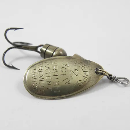 Mepps Aglia 2 Cucchiaino, Ottone, 4,5g, Rotazione a cono, #2148