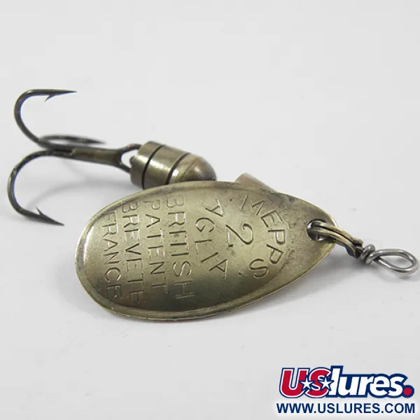 Mepps Aglia 2 Cucchiaino, Ottone, 4,5g, Rotazione a cono, #2148