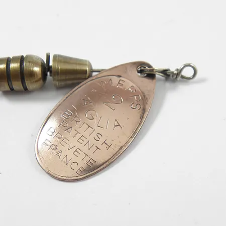 Mepps Aglia 2 Cucchiaino, Rame, 4.5g, Marchi originali, #2158