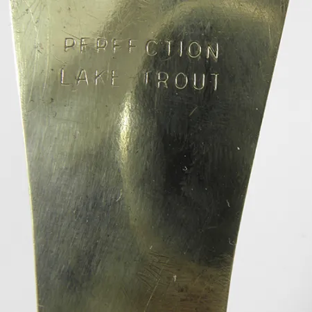 Perfection Lake Trout Cucchiaino Traina, Oro / Occhio rosso, 35g, #2166