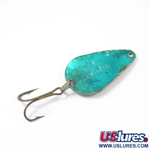 Worden’s Wob Lure Ondulante, Nichel martellato/Verde, 14g, USA, #2172