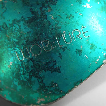 Worden’s Wob Lure Ondulante, Nichel martellato/Verde, 14g, USA, #2172