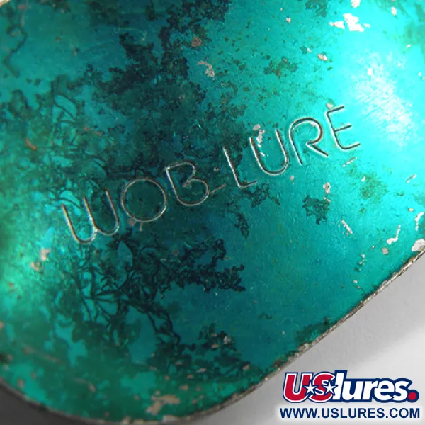Worden’s Wob Lure Ondulante, Nichel martellato/Verde, 14g, USA, #2172