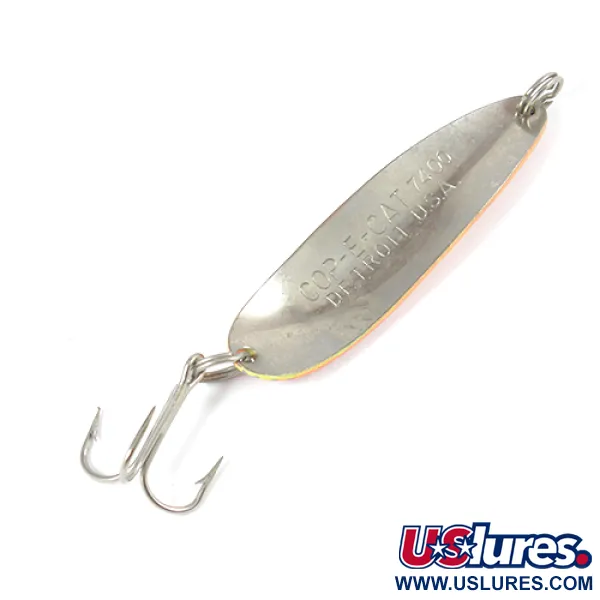 Eppinger Dardevle Cop-E-Cat 7400 Cucchiaino, Giallo/Arancio/Nickel, 14g, #2177