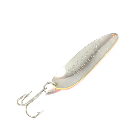 Dardevle Cop-E-Cat 7400 Cucchiaino, Giallo/Arancio/Nichel, 14g, #2180