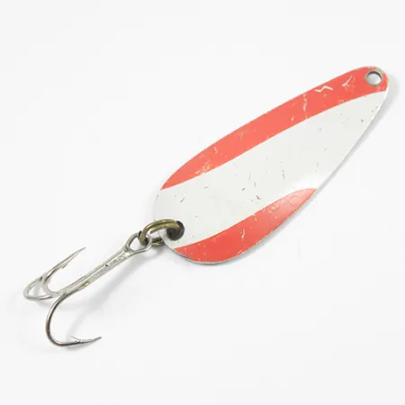 Nebco FlashBait 266 Cucchiaino, Rosso/Bianco/Nickel, 10g, Vintage, #2182