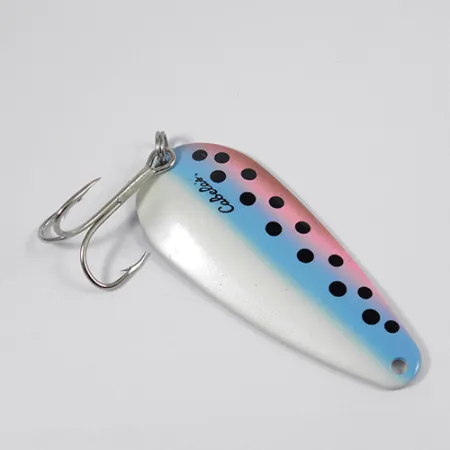 Cabela's Ondulante, Trota Iridea/Nichel, 19g, Nichel lucido, #2186