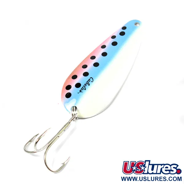 Cabela's Ondulante, Trota Iridea/Nichel, 19g, Nichel lucido, #2186