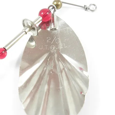 Eppinger Dardevle JT Buel Rotante, Nichel/Verde/Bianco, 15g, Vintage, #2238