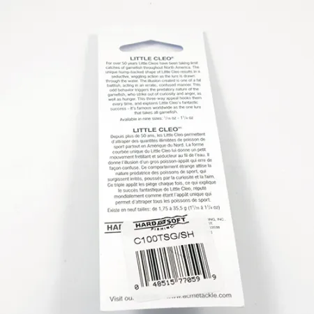 Acme Little Cleo Glow Ondulante, Nickel/Rosa/Giallo UV, 9.5g, #2245