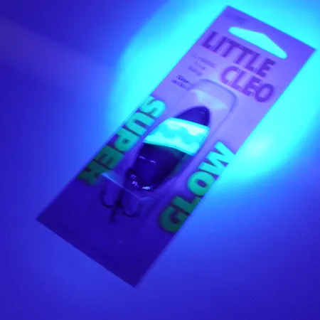 Acme Little Cleo Glow Ondulante, Nickel/Rosa/Giallo UV, 9.5g, #2245