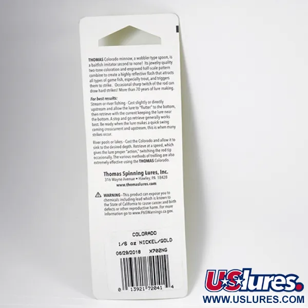 Thomas Colorado Ondulante, Oro / Nickel, 5g, Motivo a Squame, #2287