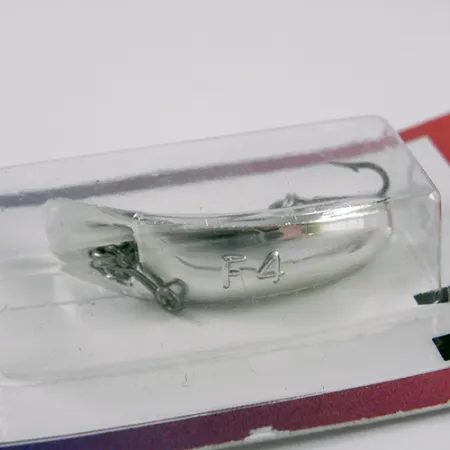 Yakima Bait FlatFish F4 Artificiale, Argento, 4cm, Traina, #2288