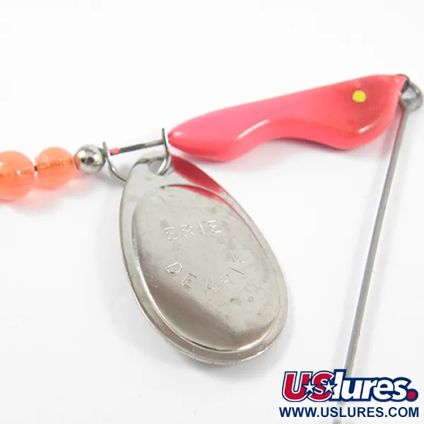 Erie Dearie Walleye Killer Spinner, Nickel / Rosso, 12g, #2291