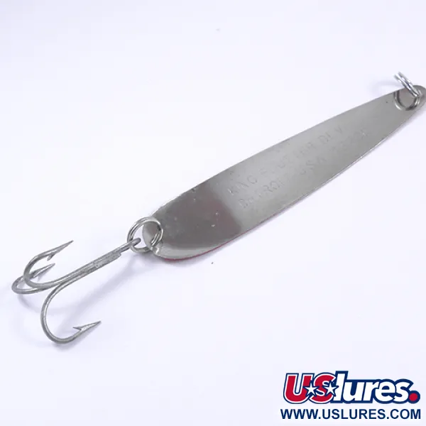 Eppinger Dardevle King Flutter Devle Ondulante, Rosso/Bianco/Nichel, 9g, #2300