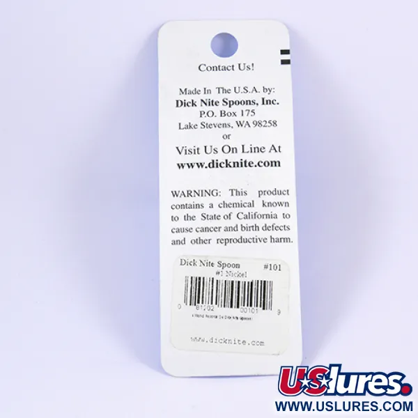 Dick Nite Dick Nite #1 Ondulante, Nichel, 2,5 cm, Traina, #2307