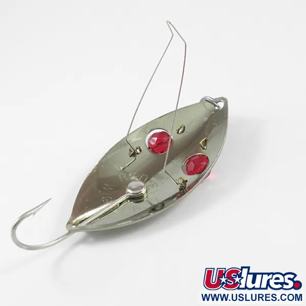 Eppinger Weedless Red Eye Wiggler Ondulante, Bronzo/Nickel, 25g, #2327