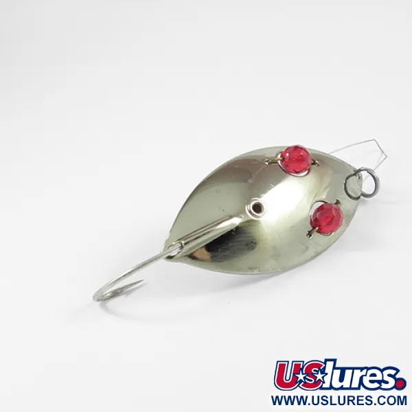 Eppinger Weedless Red Eye Wiggler Ondulante, Bronzo/Nickel, 25g, #2327