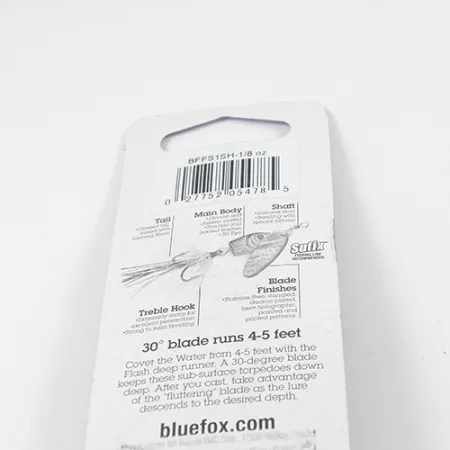 Blue Fox Flash Deep Runner Cucchiaino, Rainbow, 4g, Pala Holo, #2337