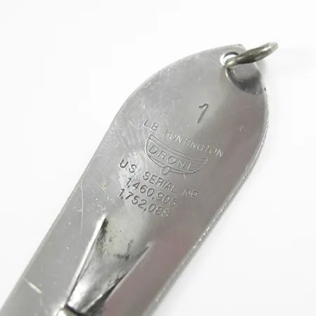 Huntington Weedless ORIGINAL DRONE SPOON 1 Ondulante, Nickel, 11g, #2354