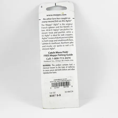 Mepps Aglia 3 Cucchiaino, Argento, 7,3g, Coda di scoiattolo, #2366