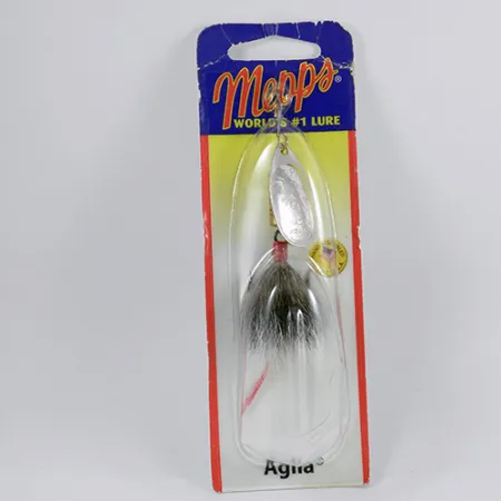 Mepps Aglia 3 Cucchiaino, Argento, 7,3g, Coda di scoiattolo, #2366