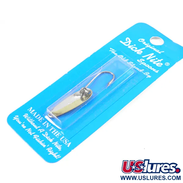 Dick Nite #1 Cucchiaino Traina, Nichel / Oro, 1g, #2368