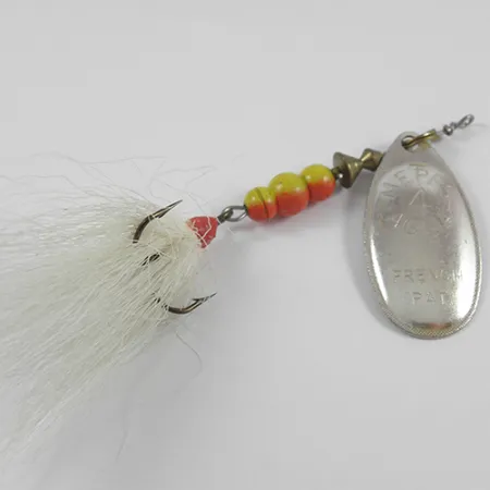 Mepps Aglia 4 rotante, Nichel, 10g, Bucktail, #2394
