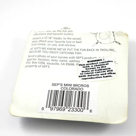 SEP'S Mini Micros Colorado Montatura Traina, Ottone, 2,5cm, #2398