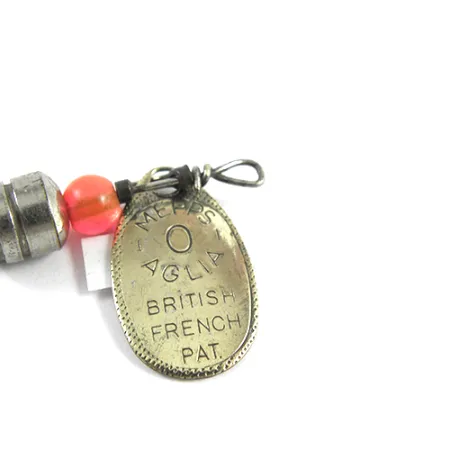 Mepps Aglia 0 Cucchiaino rotante, Ottone, 2,5g, Design francese, #2404