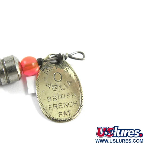 Mepps Aglia 0 Cucchiaino rotante, Ottone, 2,5g, Design francese, #2404