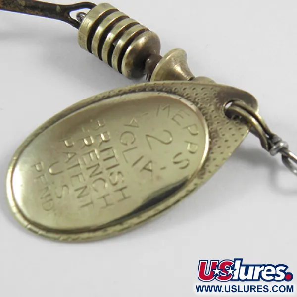 Mepps Aglia 2 Rotante, Ottone, 4,5g, Rotazione Immediata, #2405