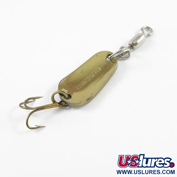 Luhr Jensen Ondulante, Bianco/Verde/Ottone, 7g, Vintage, #2421