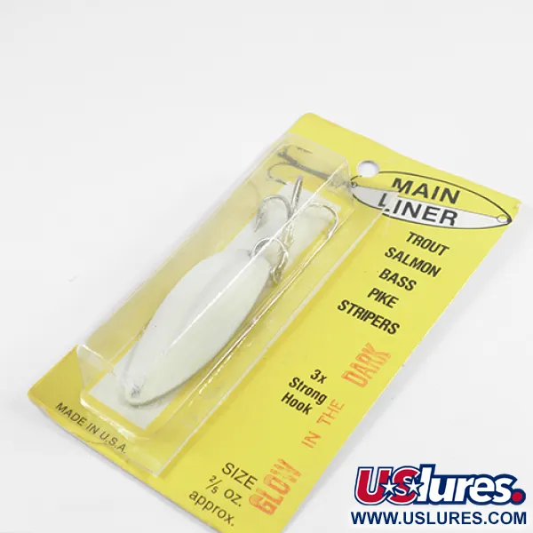 TODDCO Main liner Ondulante, Bianco / Nickel, 11g, 3x Strong Hook, #2439