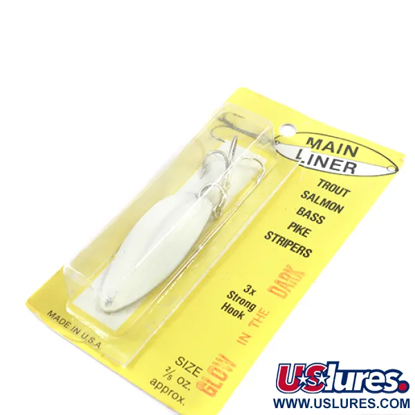TODDCO Main liner Ondulante, Bianco / Nickel, 11g, 3x Strong Hook, #2439
