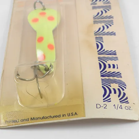 Acme Dazzler Ondulante, Giallo / Rosso, 7g, Esca Vintage, #2441