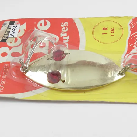 Hofschneider Red Eye Wiggler Ondulante, Oro, 28g, Occhi rossi, #2442