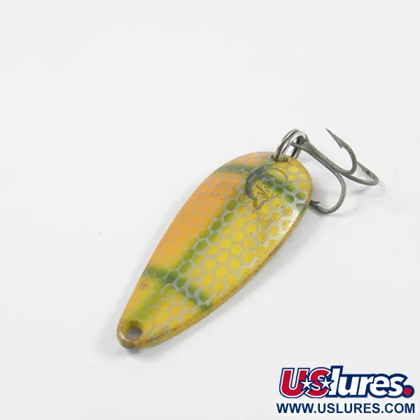 Eppinger Dardevle Spinnie Ondulante, Giallo/Verde/Nickel, 9g, #2448