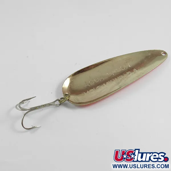 Nebco Aqua Spoon Ondulante, Oro martellato / Arancione, 21g, #2452