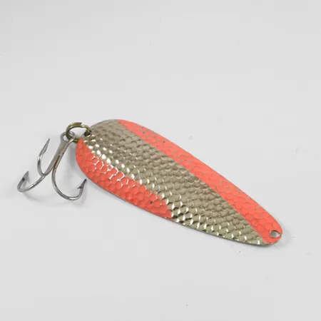 Nebco Aqua Spoon Ondulante, Oro martellato/Arancione, 21g, Vintage, #2457